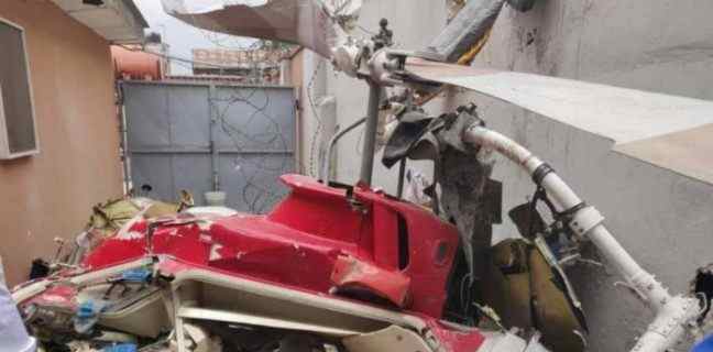 Helicopter Crashed Two Minutes Before Landing, Investigation To Commence – Investigation Bureau